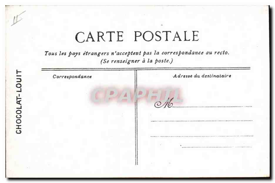 CPA Bateau Le Jaureguiberry — Verso