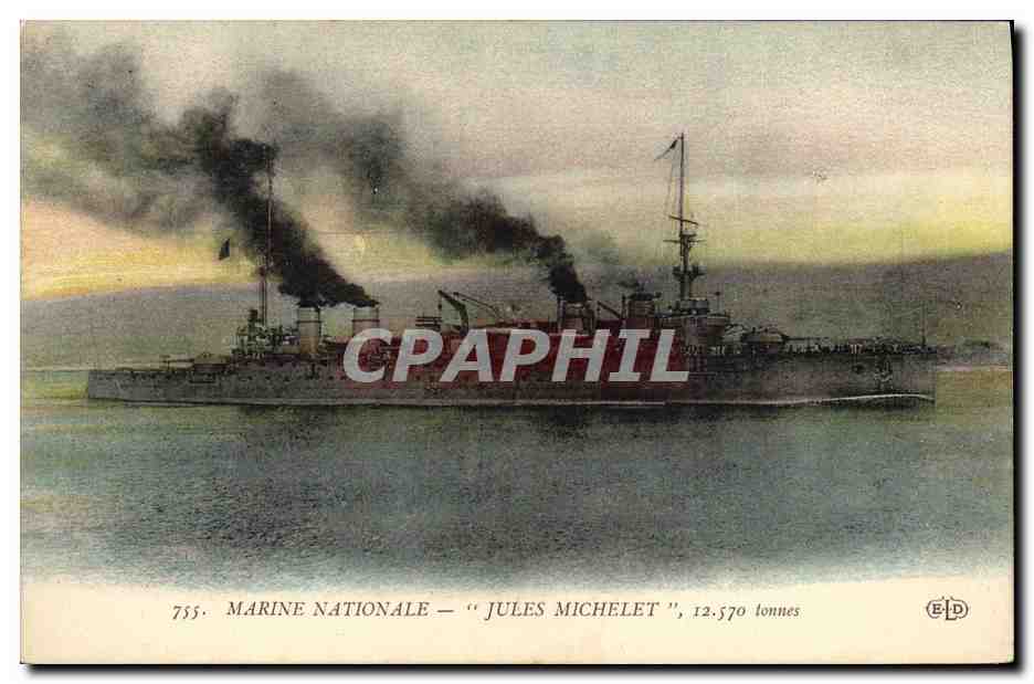 CPA Bateau Jules Michelet