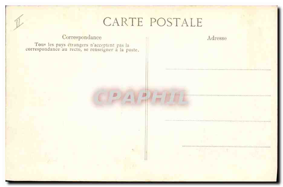 CPA Bateau Jules Michelet — Verso
