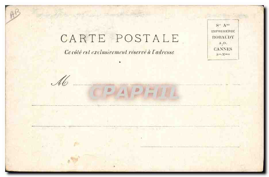 CPA Bateau Le Jaureguiberry — Verso