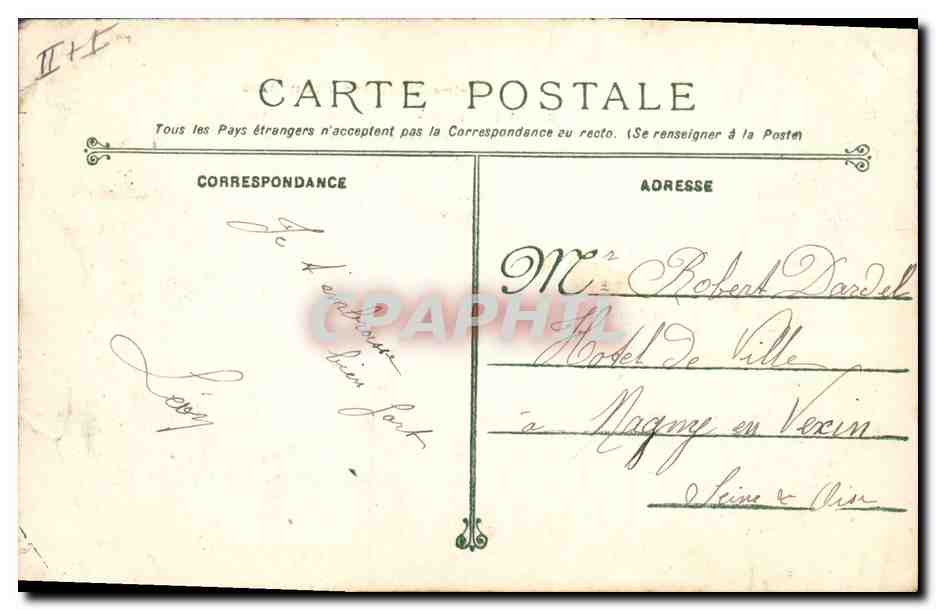 CPA Bateau Justice Cuirasse a tourelles — Verso
