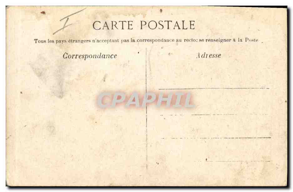 CPA La chanson de Marinette Tagliafico — Rückseite