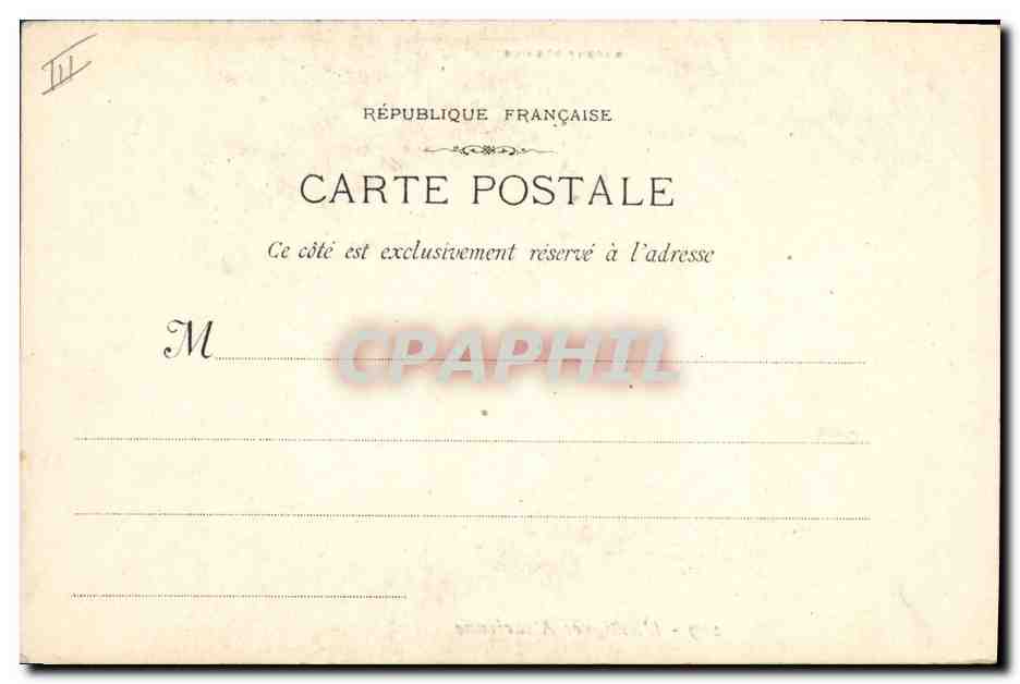 CPA Folklore Alsace Antony Regnier L'emigree Alsacienne — Verso