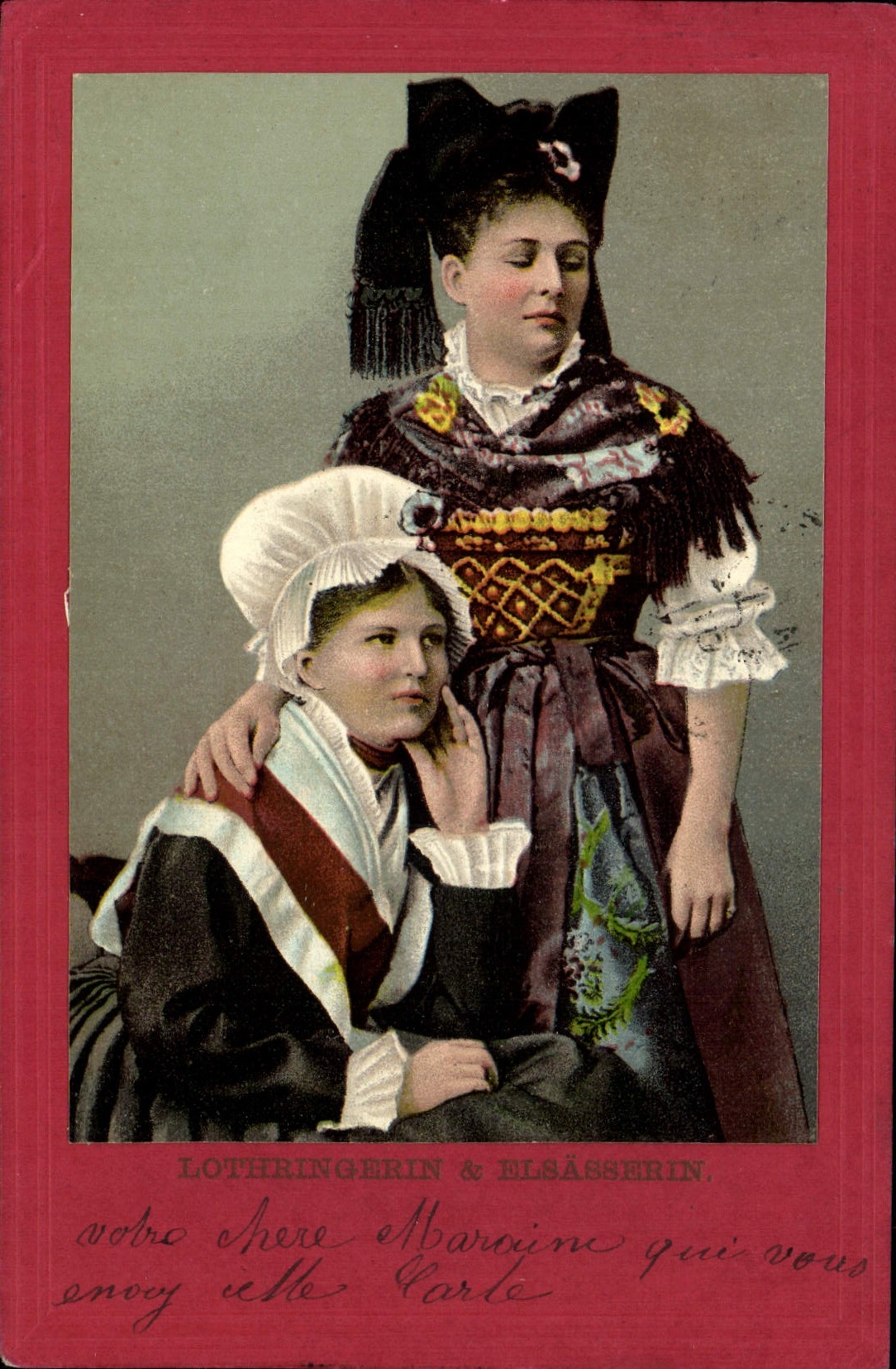 CPA Folklore Alsace 