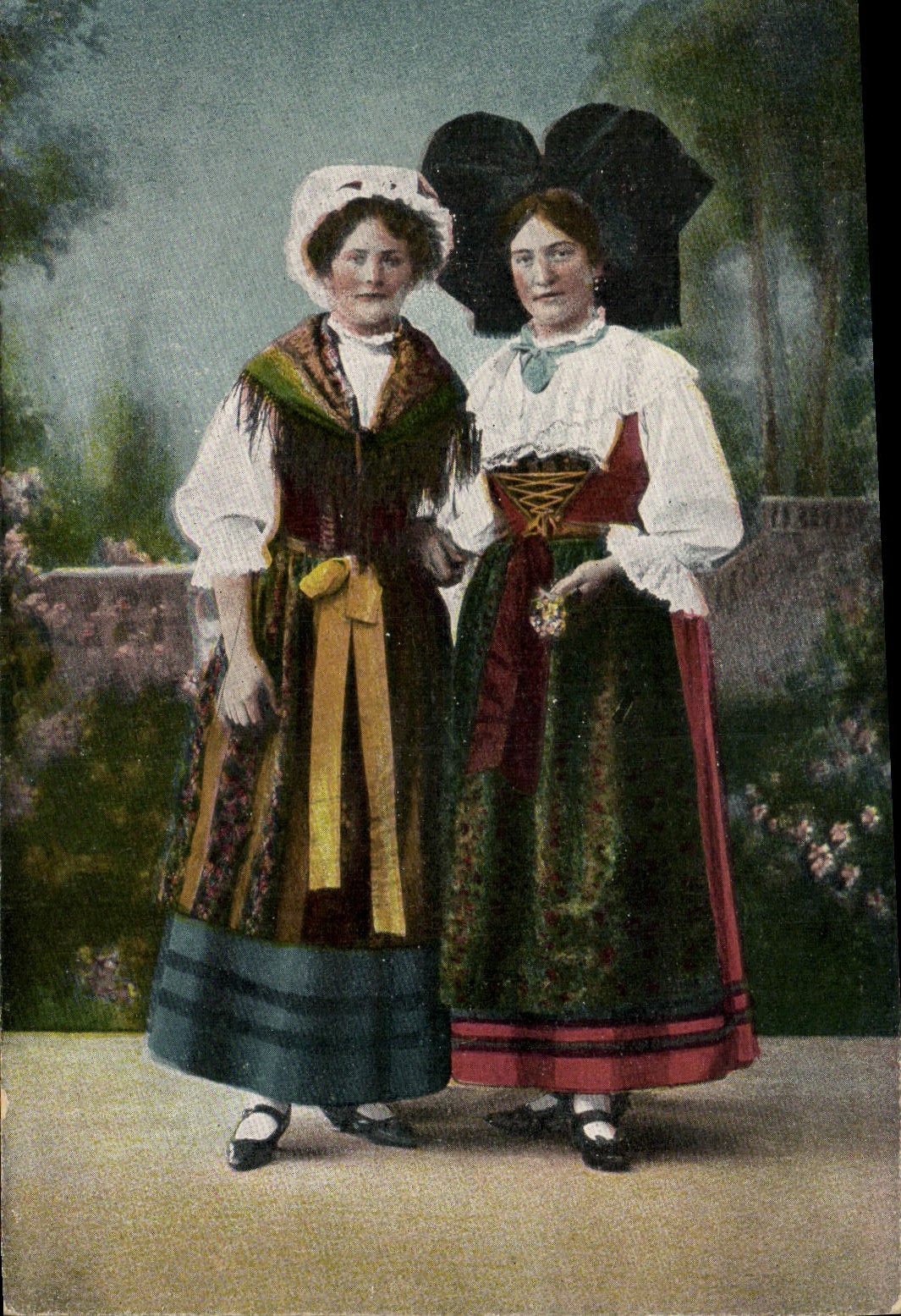 CPA Folklore Alsace Lorraine