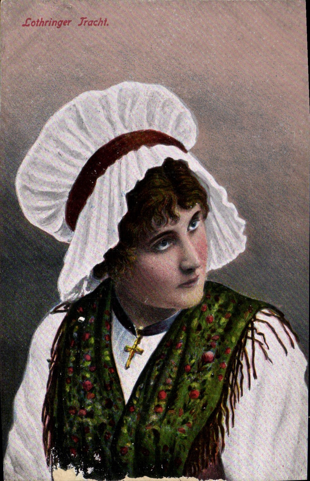 CPA Folklore Lothringer Tracht 