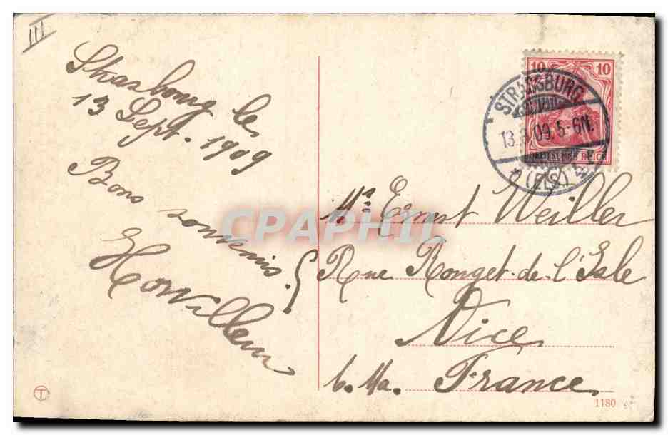 CPA Folklore Alsace Alsaciennes  — Verso