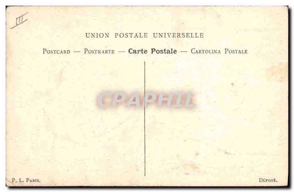 CPA Fantaisie Illustrateur Femme Le carmin  — Rückseite