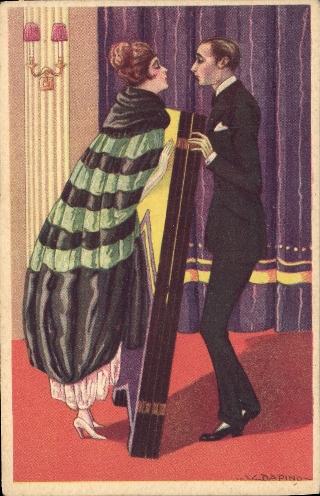 CPA Fantaisie Illustrateur Femme