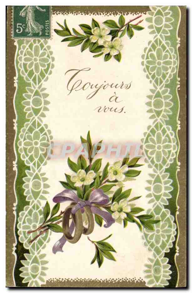CPA Fantaisie Fleurs 