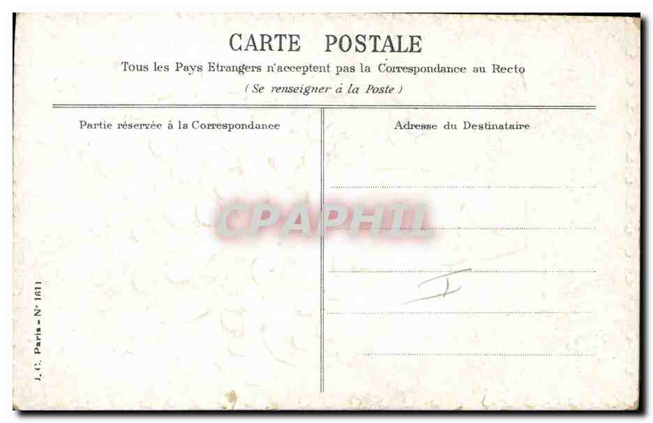 CPA Fantaisie Fleurs Muguet — Back