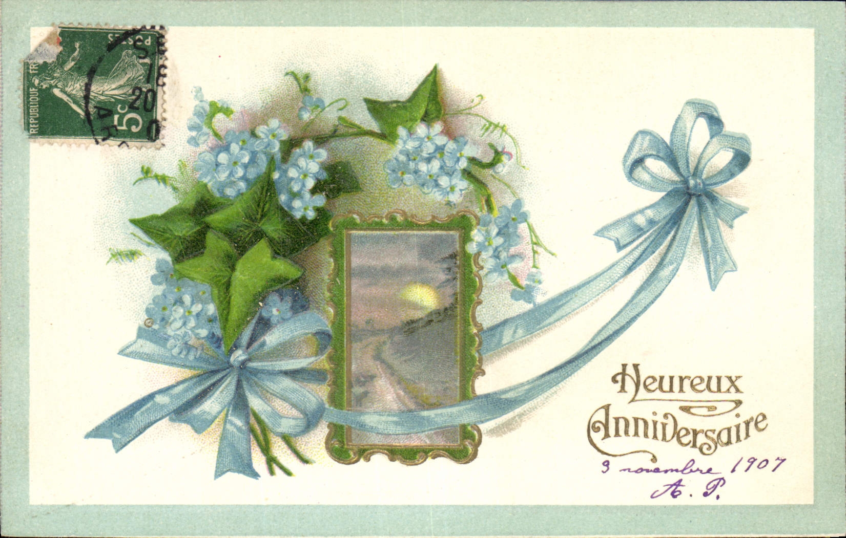 CPA Fantaisie Fleurs 