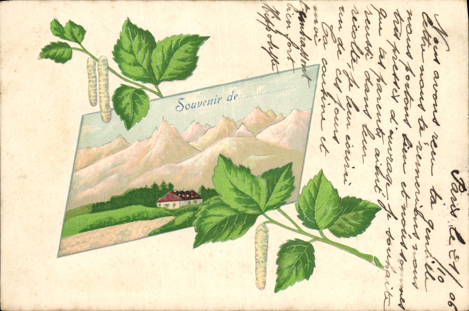 CPA Fantaisie Fleurs 