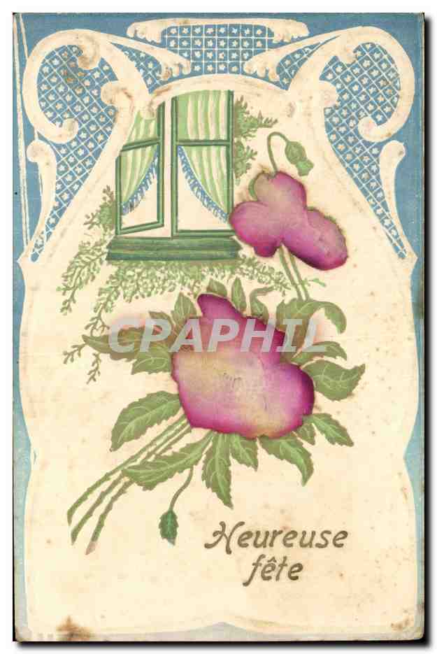 CPA Fantaisie Fleurs 