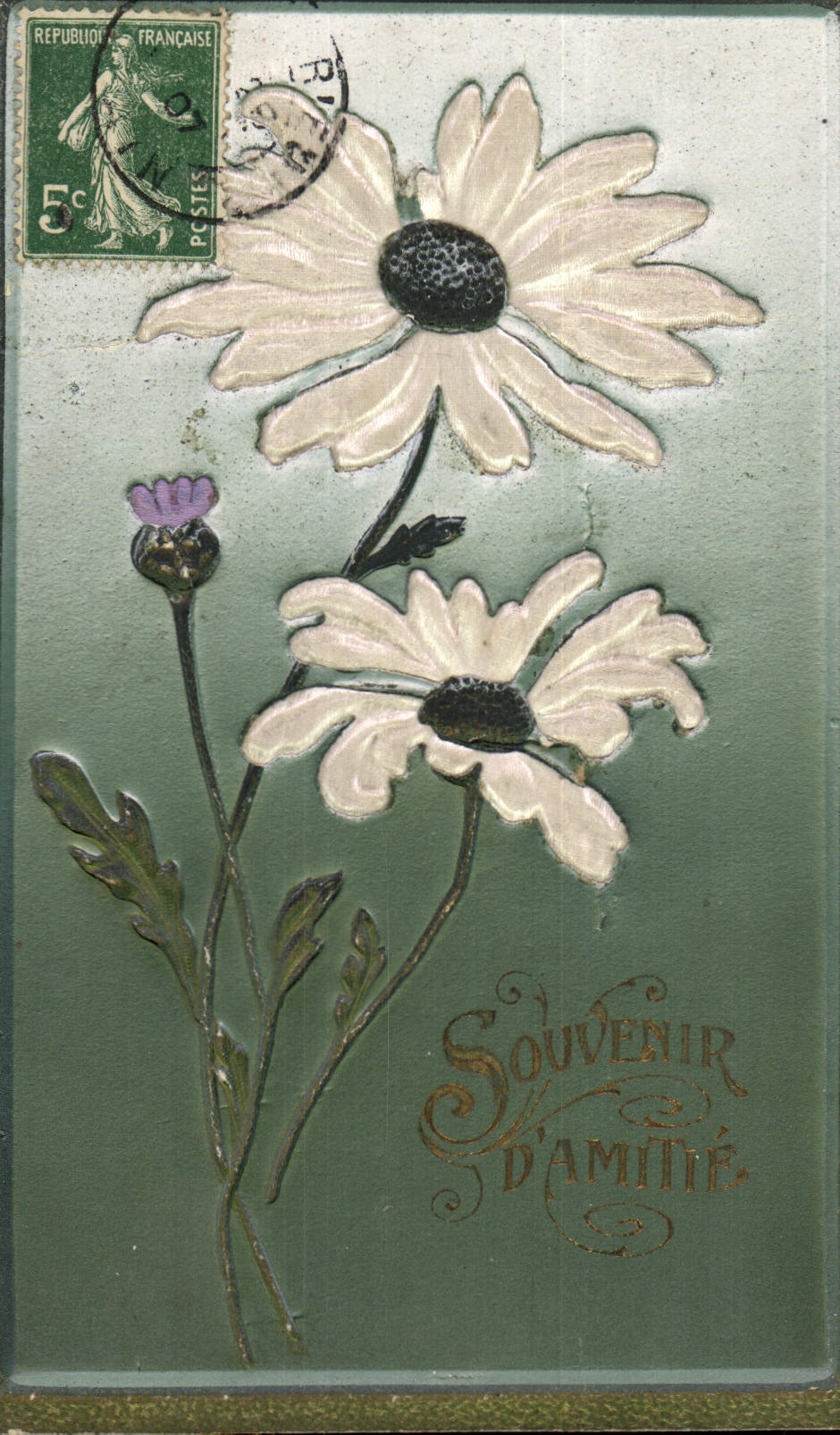 CPA Fantaisie Fleurs 