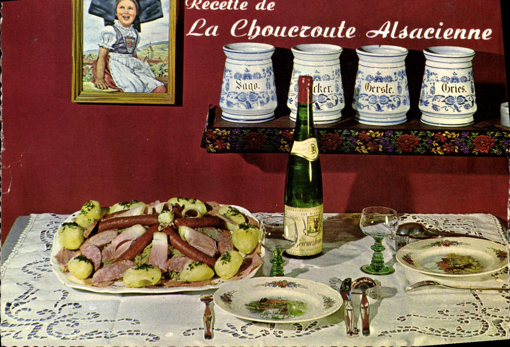 CPM Cuisine Recette de la Choucroute Alsacienne