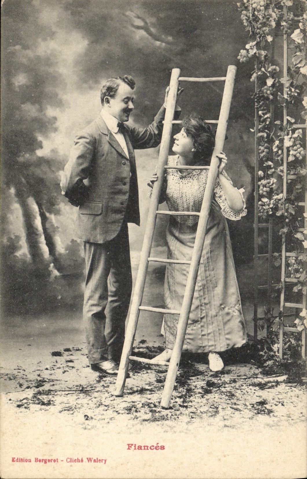 Fiancés — Édition Bergerot — Cliché Walery