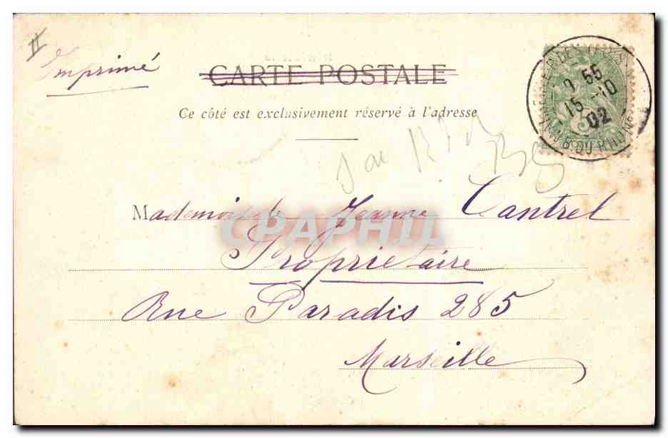 CPA Fantaisie Enfants Benedicite  — Rückseite