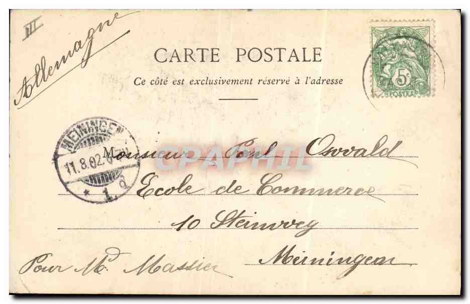 CPA Fantaisie Enfant Le Noel du Petit Ramoneur — Rückseite