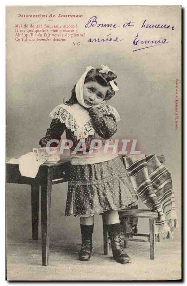 CPA Fantaisie Enfant Souvenirs de jeunesse