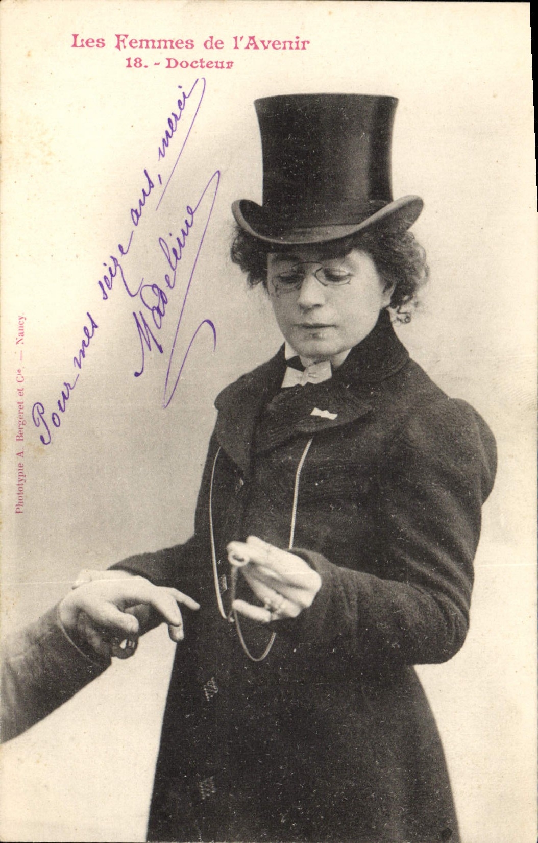 Les Femmes de l'Avenir — Docteur — Phototype A. Bergeret et Cie — Nancy