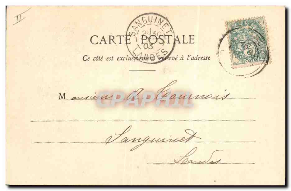 CPA Fantaisie Enfant Paul et Virginie — Verso