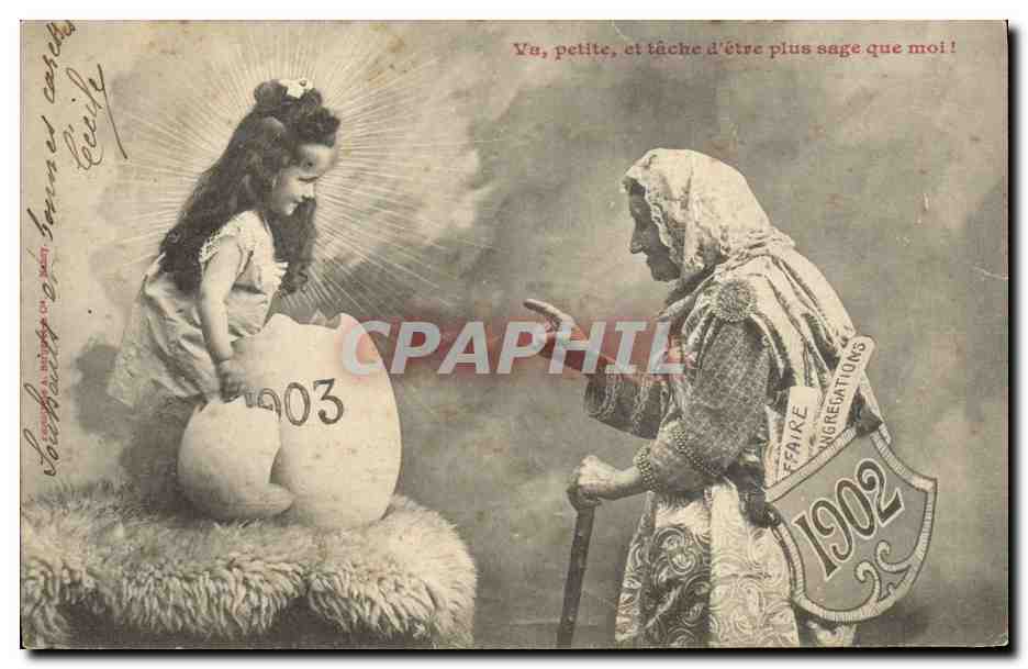 Kindheit und Weisheit — religiöse Szene — Verlag: FÉAIRE, Serie 1902-1903
