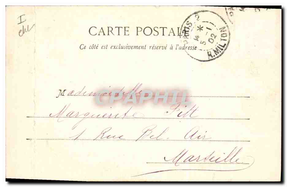 CPA Fantaisie Enfant  — Rückseite