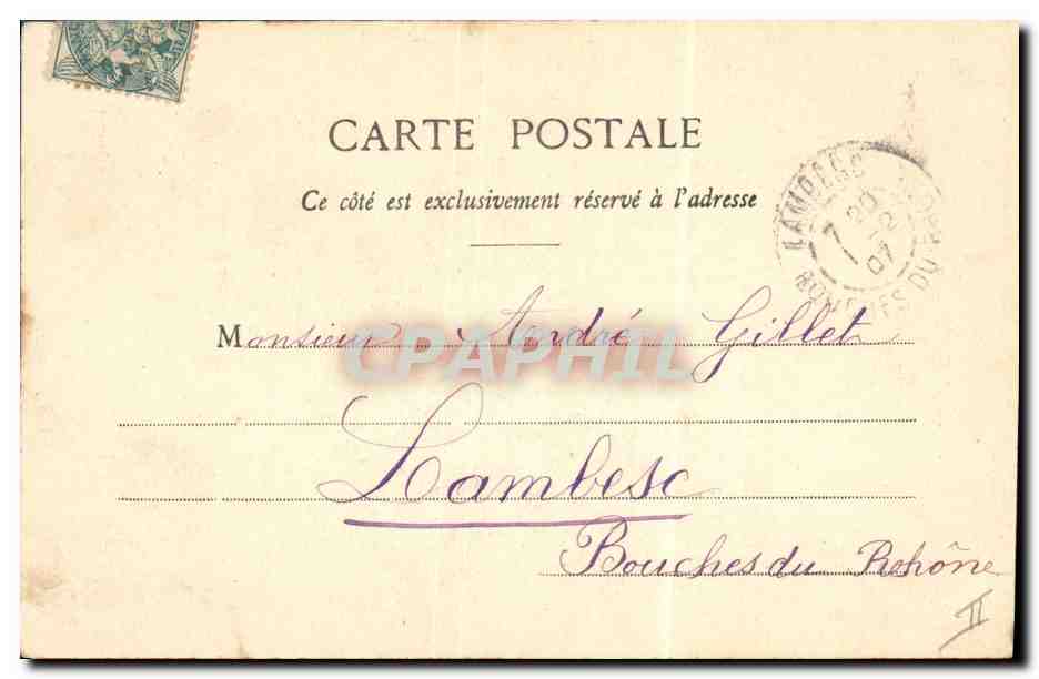 CPA Fantaisie Enfant Le petit Cyrano — Rückseite