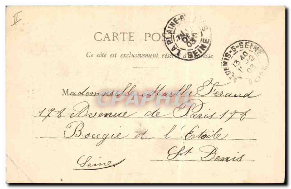 CPA Fantaisie Enfant Le petit Cyrano — Rückseite