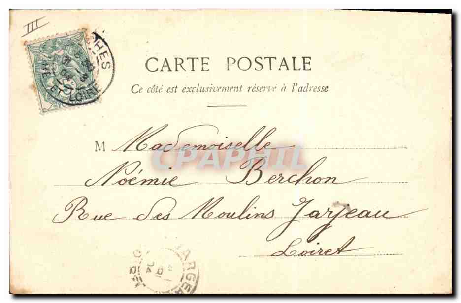 CPA Fantaisie Enfant  — Rückseite