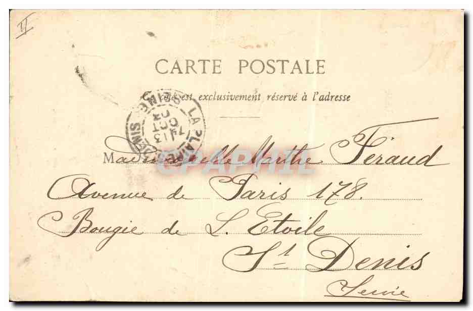 CPA Fantaisie Enfant Le petit Cyrano — Verso