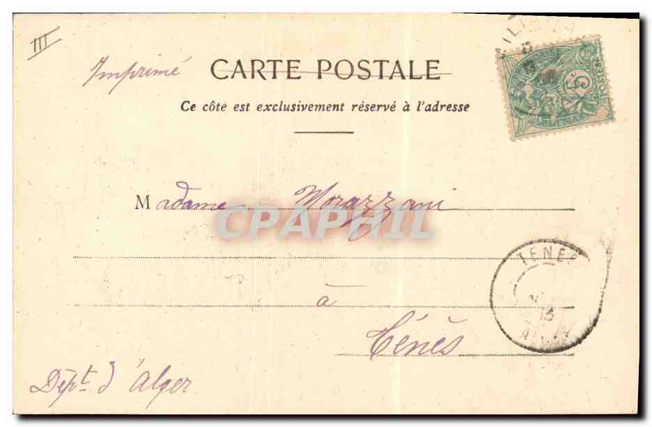 CPA Fantaisie Enfant Le petit Pandore — Rückseite