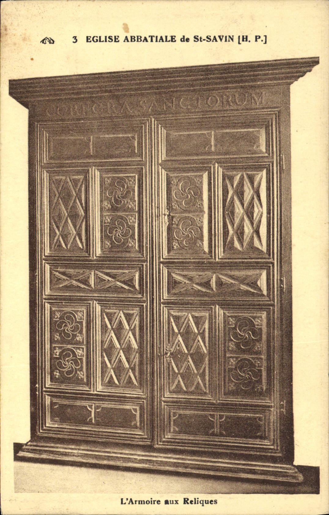 L'Armoire aux Reliques — Église Abbatiale de St-Savin — H.P. n°3