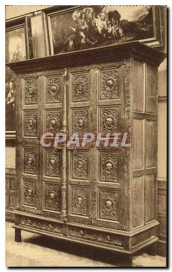 Armoire Renaissance — fin XVe siècle — Erm. Thill, Bruxelles