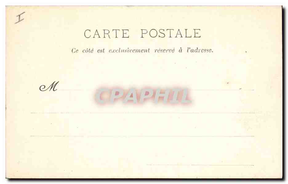 CPA Lapalisse Tombeau de la chapelle du chateau — Rückseite