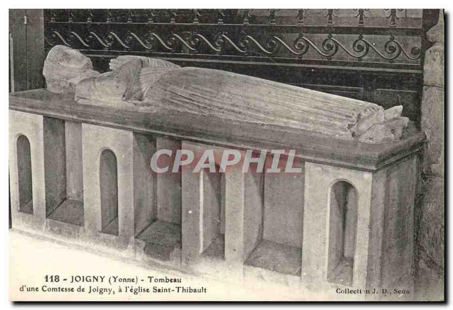 CPA Joigny Tombeau d'une comtesse de Joigny a l'eglise Saint Thibault