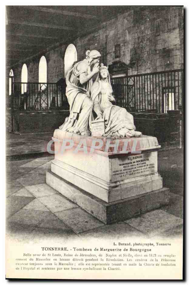 CPA Tonnerre Tombeau de Marguerite de Bourgogne