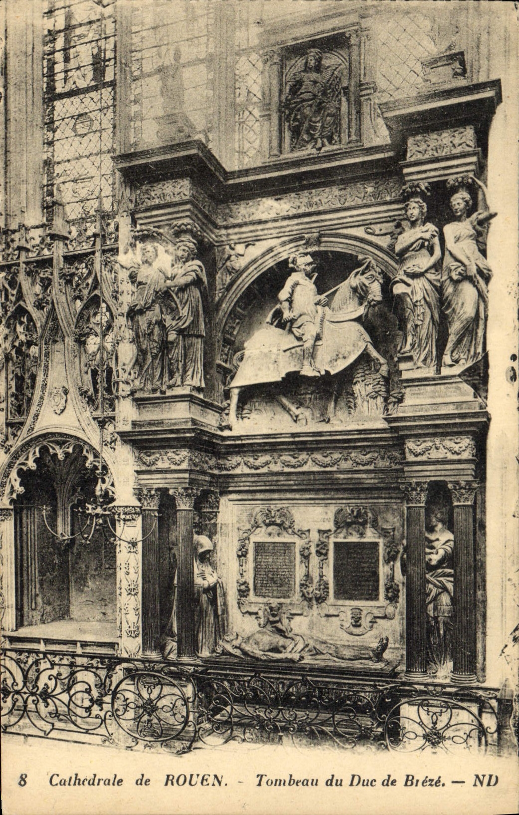 CPA Cathedrale de Rouen Tombeau du duc de Breze