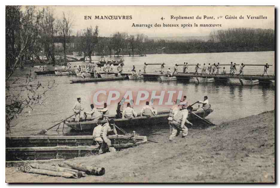 In manovra — Rientro del ponte, 1° Genio di Versailles — EID