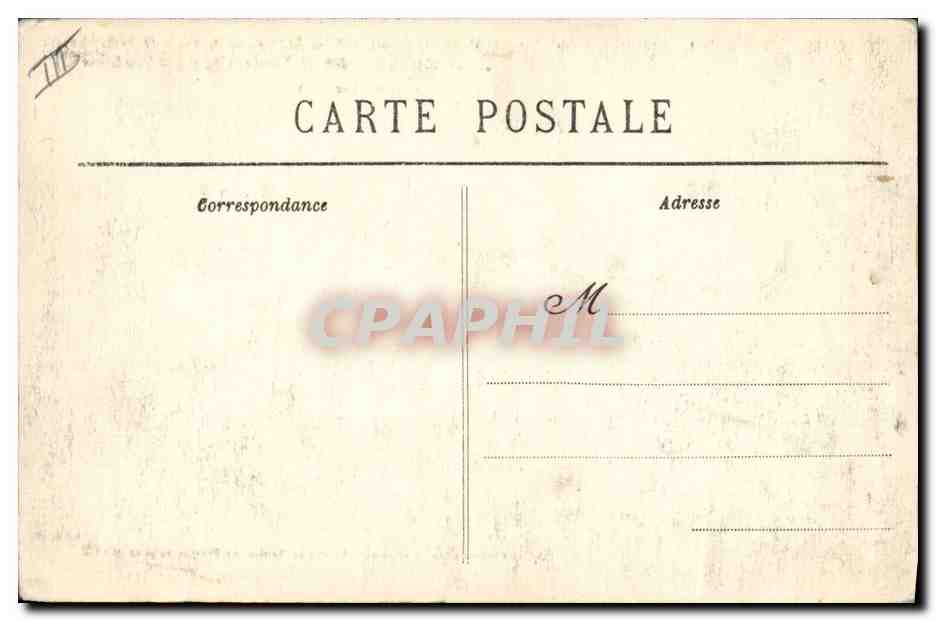 CPA Militaria Construction et lancement sur la Marne par les Sapeurs du 5eme Genie de Versailles Changis Armentieres Lizy — Rückseite