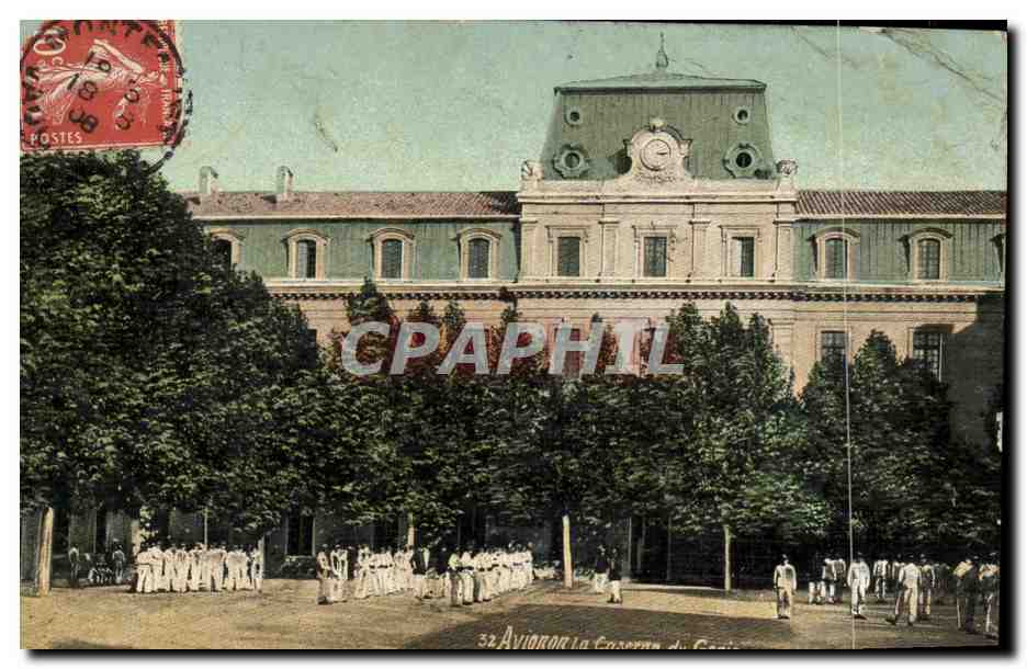CPA Militaria Avignon La caserne du Genie