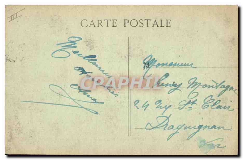 Marine de Guerre - JUSTICE - Cuirassé à tourelles - L.R. — Verso