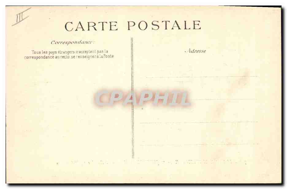 CPA Bateau Justice Cuirasse d'escadre — Verso