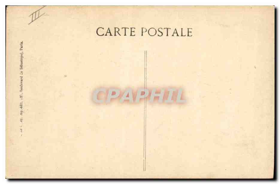 CPA Bateau Jaureguiberry Cuirasse d'escadre — Verso