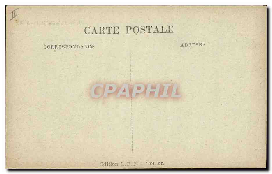 CPA Bateau Jean Bart — Verso