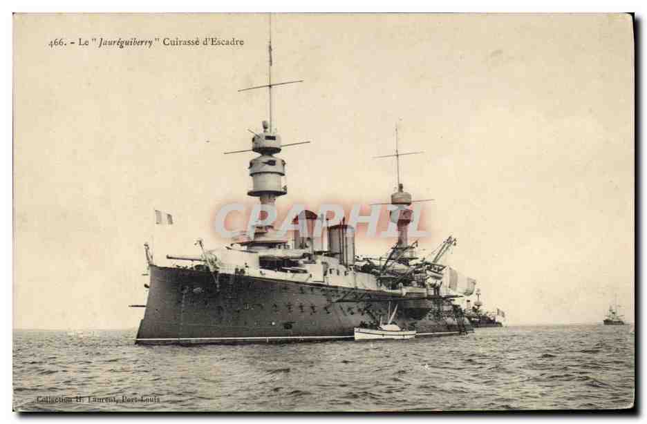 CPA Bateau Le Jaureguiberry Cuirasse d'escadre