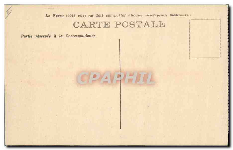Marine Militaire Française - « JEAN-BART », Cuirassé à turbines — série 509, éditeur non visible — Verso