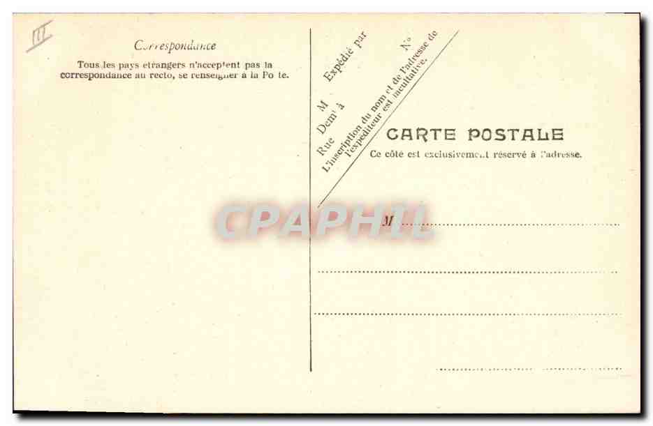 CPA Bateau Le Jaureguiberry — Verso