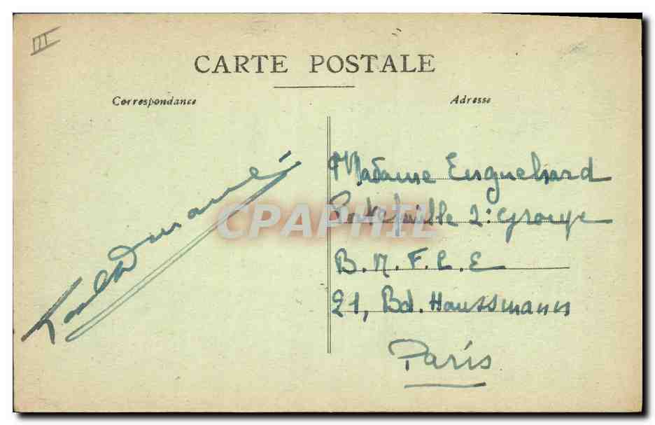 CPA Bateau Le cuirasse Jules Ferry — Verso